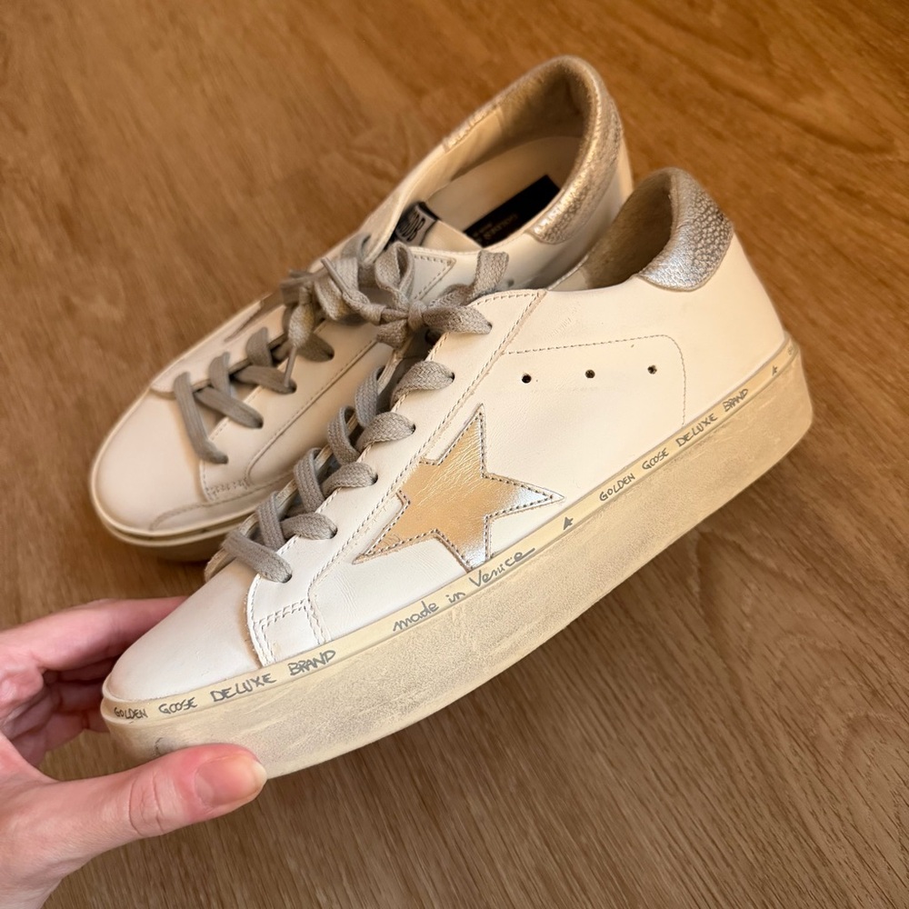 EUC Golden Goose hi-star sneakers 9